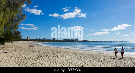 Queensland, Australien - Mooloolaba Beach an der Sunshine Coast Stockfoto