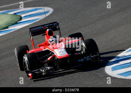 Motorsport: FIA Formula One World Championship 2013, F1 test-Jerez, Stockfoto