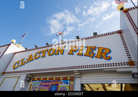 Clacton Pier in Essex, England, Vereinigtes Königreich Stockfoto