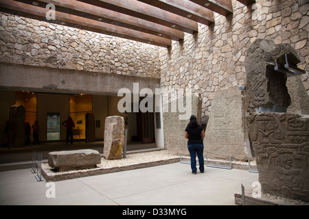 Monte Albán Archäologisches Museum in Oaxaca - Mexiko Stockfoto