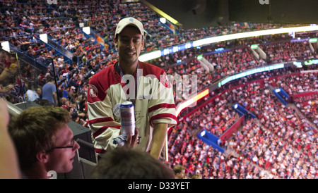 Montreal Canadiens Zugeständnisse Arbeitnehmern im Bell Centre in Montreal, Quebec. DIE kanadische Presse Bilder/Lee Brown Stockfoto