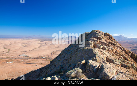 Fuerteventura, Blick nach Norden von tindaya Stockfoto