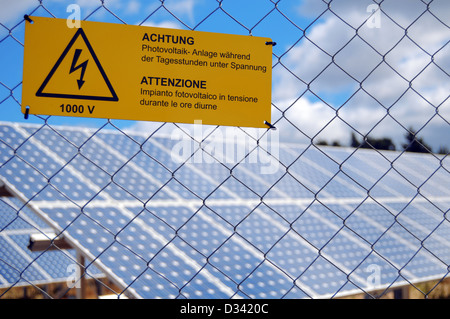 Solar-panels Stockfoto