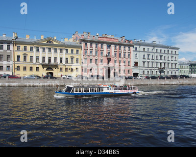 Fontanka Fluss in St. Petersburg, Russland Stockfoto