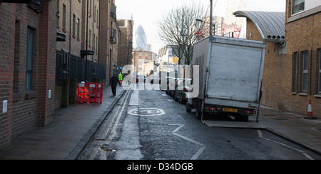 Stadtteil von London Whitechapel wo Jack the Ripper seine Straftaten begangen Stockfoto