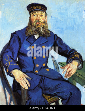 Vincent Van Gogh, Postbote Joseph Roulin. 1888. Post-Impressionismus. Öl auf Leinwand. Museum of Fine Arts, Boston, MA, USA. Stockfoto