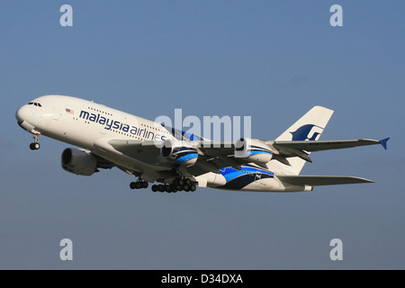 MALAYSIAN AIRLINES A380 AIRBUS Stockfoto