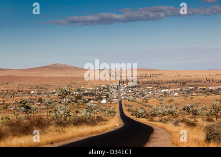 Madagaskar, Ilakaka, Saphir Bergbaustadt RN7 unterwegs Stockfoto