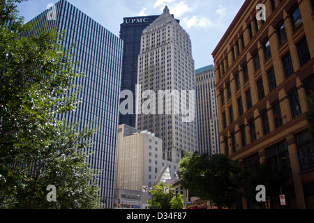 Die Innenstadt von Pittsburgh Stockfoto
