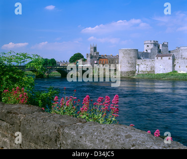 König Johns Castle, Limerick, Irland Stockfoto