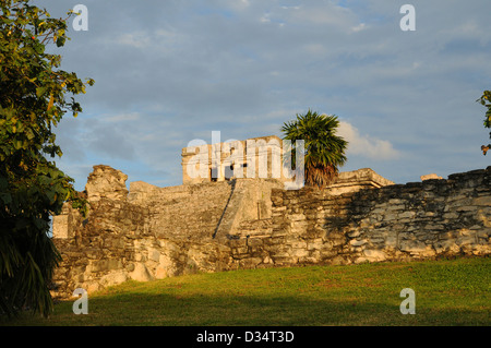 Maya-Ruinen in Tulum, Mexiko Stockfoto