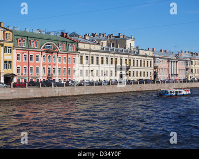 Fontanka Fluss in St. Petersburg, Russland Stockfoto