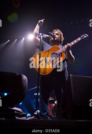 16. Oktober 2012 - führt während der "Rize von The Fenix Tour 2012" Tenacious D im Mediolanum Forum, Mailand, Italien Stockfoto