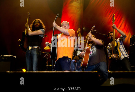 16. Oktober 2012 - führt während der "Rize von The Fenix Tour 2012" Tenacious D im Mediolanum Forum, Mailand, Italien Stockfoto