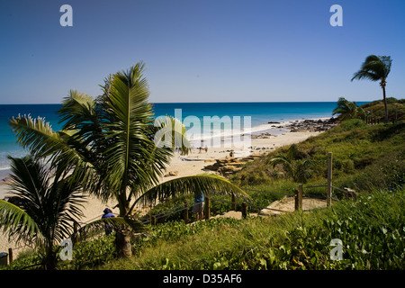 Breit und lang (13,5 Meilen/22 km), weltberühmten Cable Beach ist die primäre Touristenattraktion in Broome, Western Australia. Stockfoto