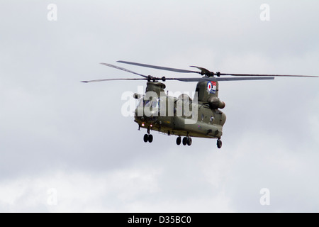 RAF Chinook-Hubschrauber Stockfoto