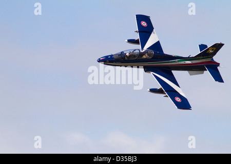 Frecce Tricolori Aermacchi MB-339 italienischen Team anzeigen Stockfoto