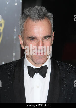 DANIEL DAY-LEWIS EE BRITISH ACADEMY FILM AWARDS LONDON ENGLAND UK 10. Februar 2013 Stockfoto