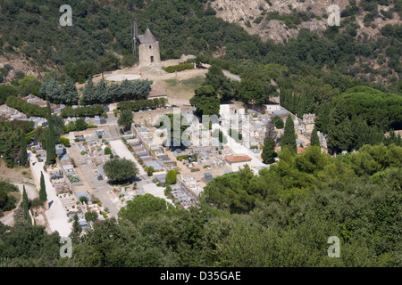 Grimaud, Friedhof, Cote d ' Azur, Frankreich Stockfoto