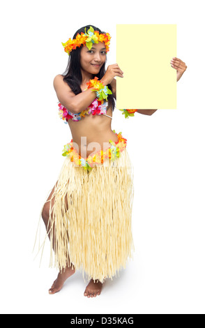 Hawaii Hula-Tänzerin Stockfoto