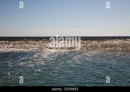 Montgomery Reef, Riff-System in der Welt, Collier Bay, Kimberley-Region in Western Australia die größte Küstenfischerei Stockfoto