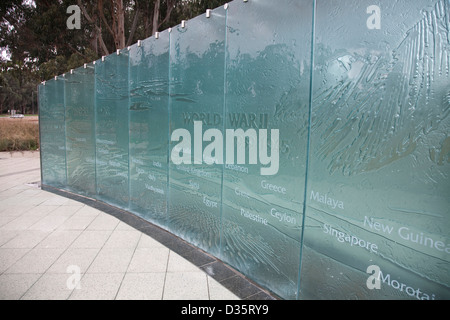 Die australische Service Krankenschwestern National Memorial an der ANZAC Parade, Canberra Australien Stockfoto