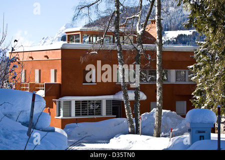 Megeve (Haute Savoie, Französische Alpen): Villa Henri-Jacquers Le Même Stockfoto