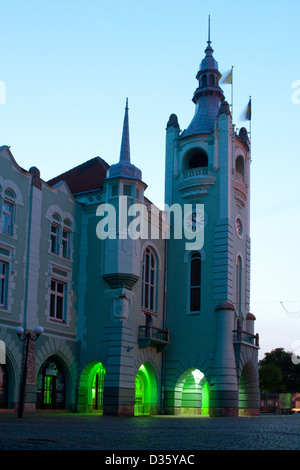 Rathaus von Mukatschewe, Transkarpatien, Westukraine Stockfoto