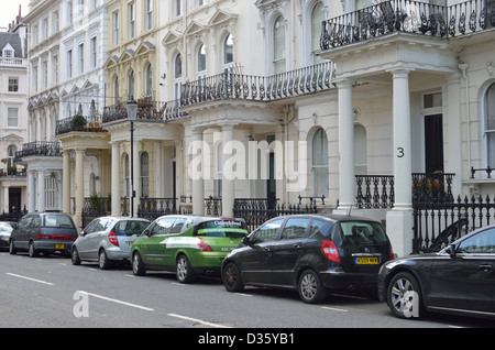 Prince Of Wales Terrasse, Kensington W8, London, UK Stockfoto