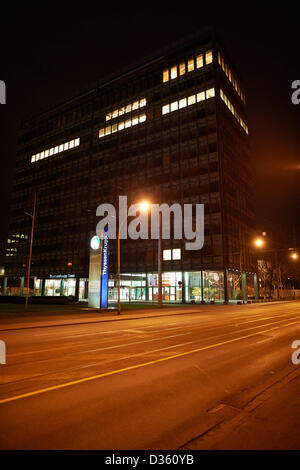 Der Hauptsitz von ThyssenKrupp Steel sind in Duisburg, Deutschland, 11. Februar 2013 abgebildet. Am 12. Februar 2013 öffnet das Unternehmen seine Bücher und die vorliegenden Zahlen für das erste Quartal. Foto: Bernd Thissen Stockfoto