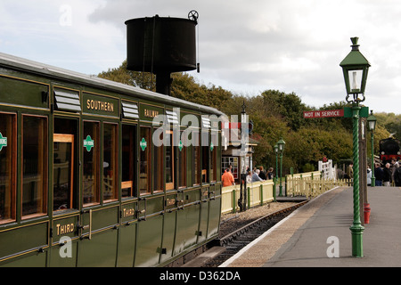 Isle Of Wight Steam Railway Isle Of Wight Hampshire England Stockfoto