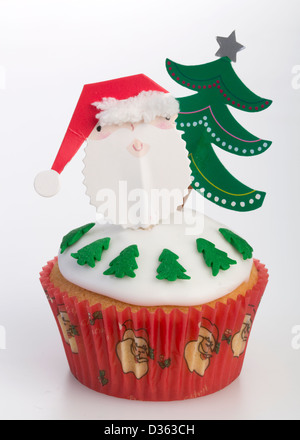 CHRISTMAS CUPCAKE Stockfoto