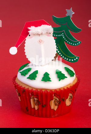CHRISTMAS CUPCAKE Stockfoto