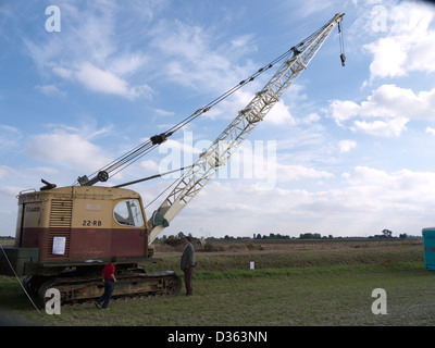 Ruston Bucyrus 22 RB Seilbagger Bagger beim Boston Steam and Vintage festival Stockfoto