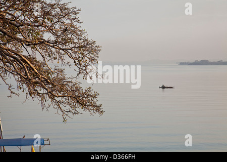 Frühmorgens am Tana-See, Bahir Dar, Äthiopien Stockfoto