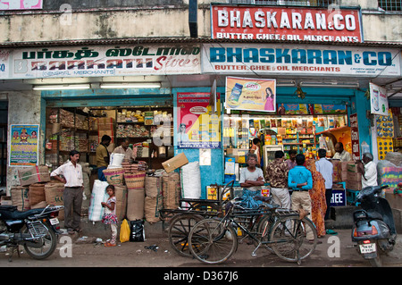 Basar-Center Altmarkt Chennai (Madras) Indien Tamil Nadu Stockfoto