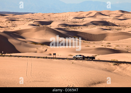 Algodones Dünen oder Imperial Sand Dunes, Imperial County, California, Vereinigte Staaten von Amerika, USA Stockfoto