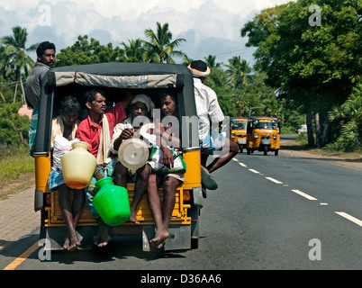 Chennai (Madras) Indien Tamil Nadu Rei Wheeler Tuk tuk Stockfoto