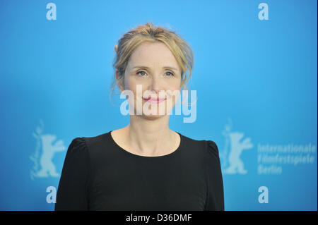 Berlin, Deutschland. 11. Februar 2013. Julie Delpy in der Berlinale-Fototermin für "Before Midnight". Bildnachweis: SuccoMedia / Daniel Modjesch/Dpa/Alamy Live-Nachrichten Stockfoto