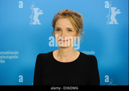 Berlin, Deutschland. 11. Februar 2013. Julie Delpy in der Berlinale-Fototermin für "Before Midnight". Bildnachweis: Dpa/Alamy Live-Nachrichten Stockfoto