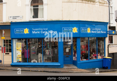 Die Marie Curie Nurses-Charity-Shop in Kemptown Brighton UK Stockfoto