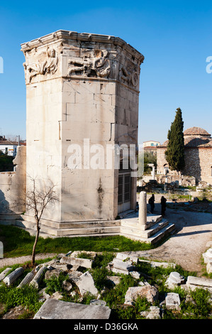 Turm der Winde, Athen, Griechenland, Europa Stockfoto