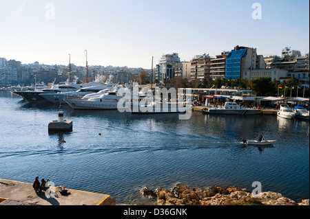 Marina in Piräus, Griechenland, Europa Stockfoto