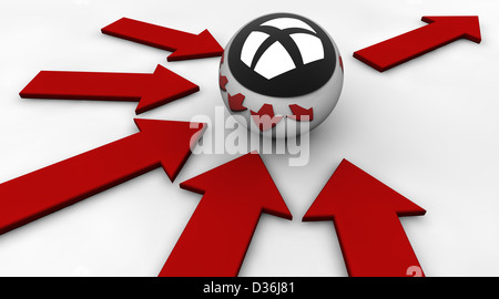 Entscheidungsfindung Stockfoto