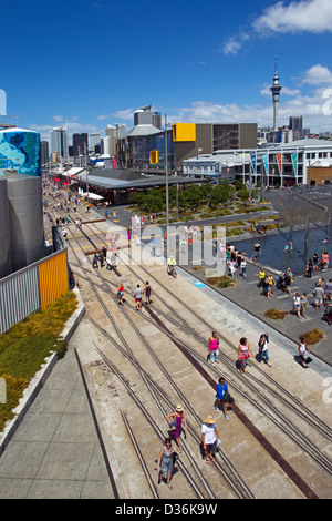 Wynyard Quarter, Auckland, New Zealand, Samstag, 26. Januar 2013. Stockfoto