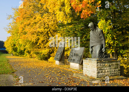 Denkmal für die Opfer des Todesmarsches von Häftlingen aus dem KZ Sachsenhausen, Schwerin Stockfoto