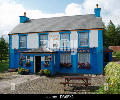 Der Südpol Inn in annascaul, Dingle. ein Pub und Museum zu seinem ehemaligen Vermieter Antarktis Tom Crean gewidmet. Stockfoto