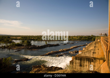 Flusswehr, See Kununnura, Kununnura, East Kimberley Region, Western Australia Stockfoto