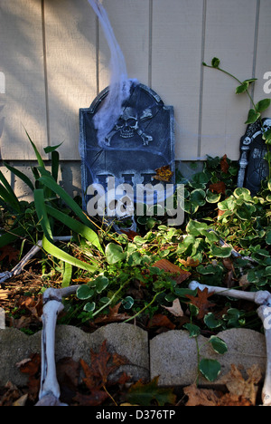 Halloween Skelett Stockfoto