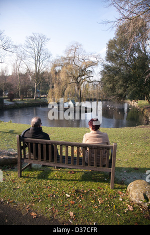 Die Brüder - Aylesford Priory - ist eine alte religiöse Haus des Ordens aus dem 13. Jahrhundert Karmeliter Stockfoto